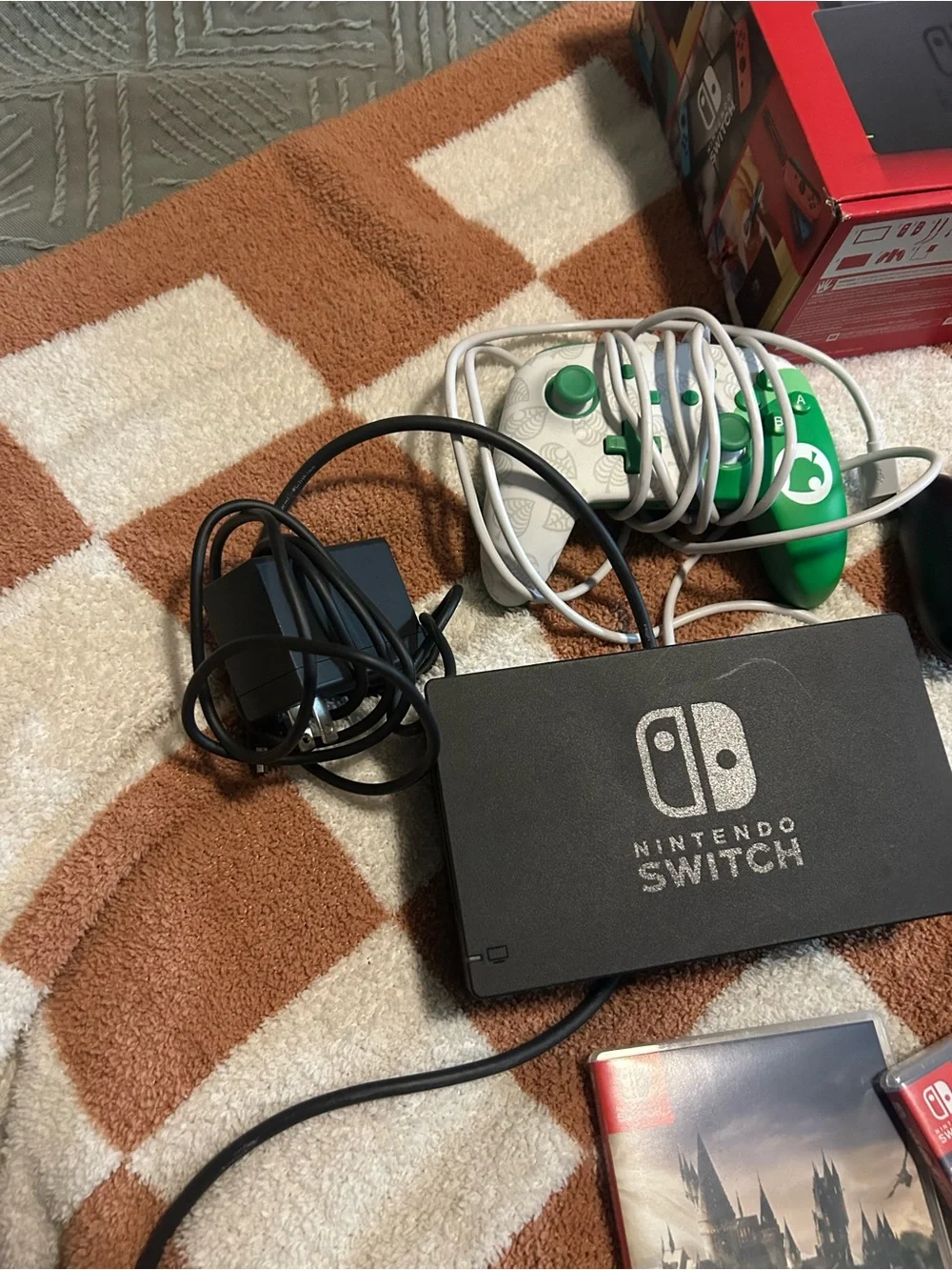 Nintendo Switch Console with Neon Red & Neon Blue Joy-Con Controllers